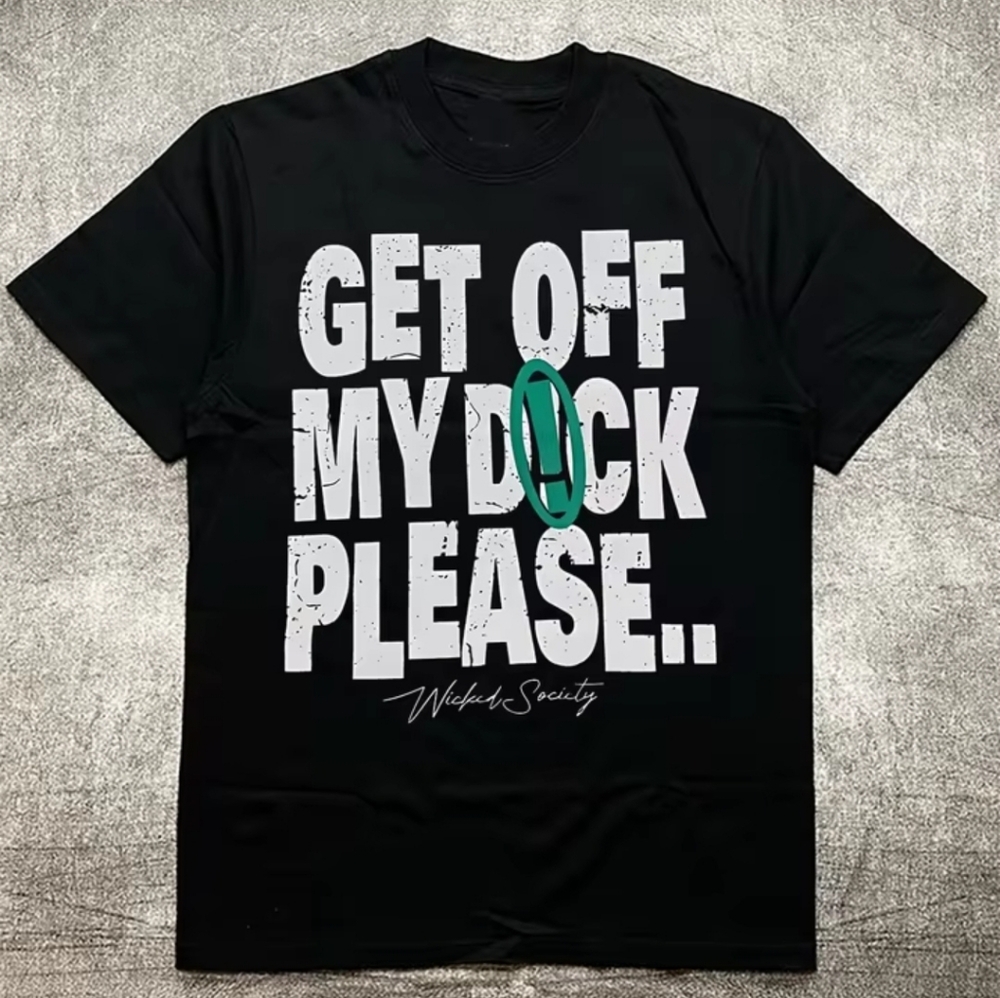 Black Short Sleeve Tee with Bold Graphic